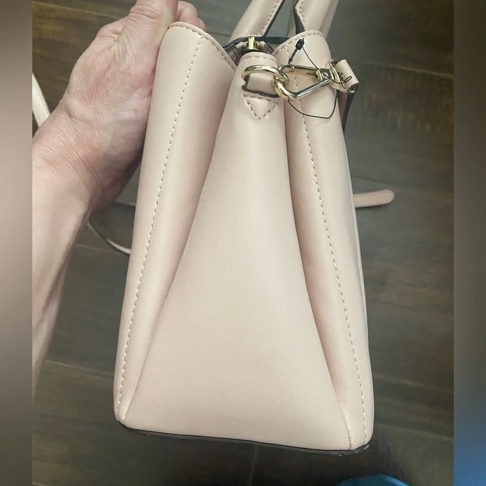 DKNY Pink Paige Medium Satchel NWT - Picture 7 of 16